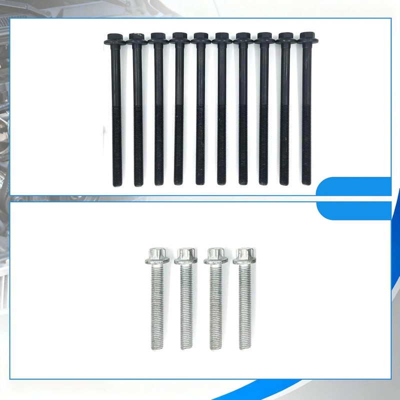 TOM Engine Cylinder Head Bolts Set Compatible with Chevrolet Equinox Cavalier Malibu Cobalt GMC Terrain Buick Regal Pontiac Solstice G6 G5 Saturn Vue LW200 Sky ES72196 - Image 5